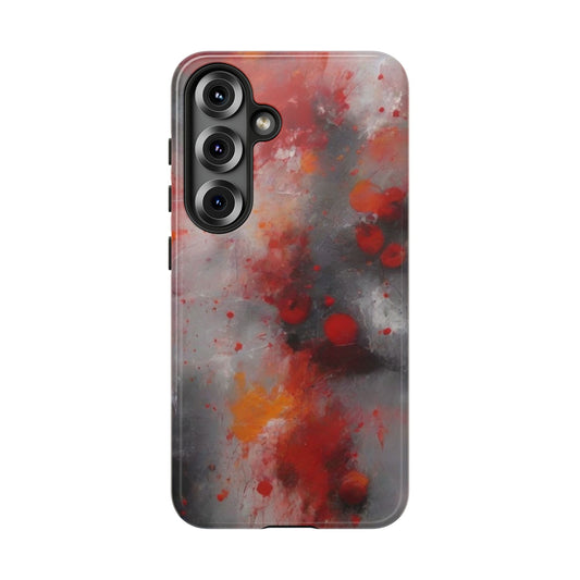 Tough Case Phone Case for Samsung Galaxy S25/S24 – Dual Layer, Matte/Glossy Finish, Wireless Charging Compatible