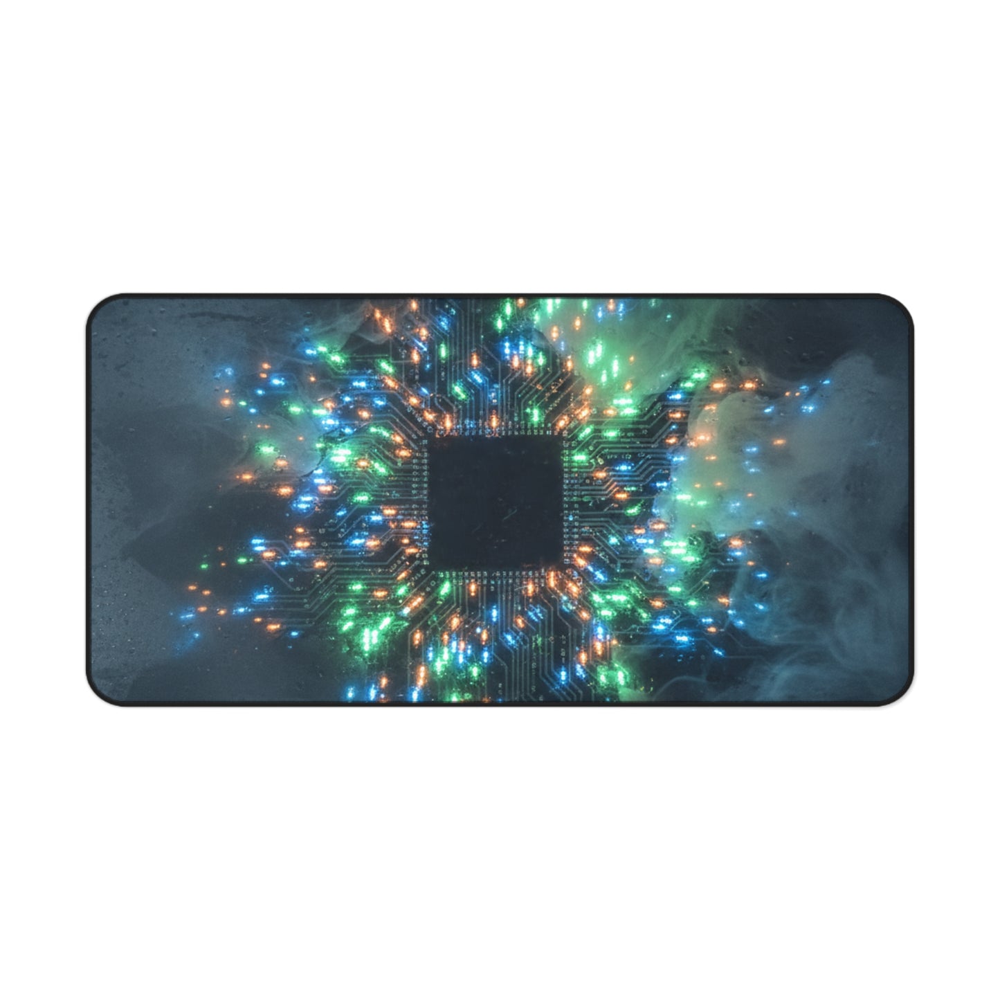 Large Gaming Mouse Pad – Premium Mouse Pad & Tech Accessory for Home & Office, Premium Desk Mat, Gaming Mouse Pad, Non-slip, Tech Core LED Burst Desk Mat — RGB Circuit Gamer Mouse Pad