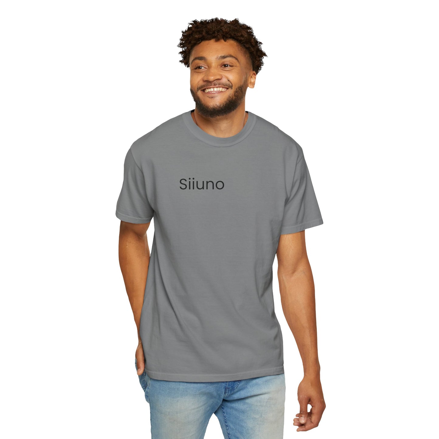 Siiuno Garment-Dyed T-shirt for Everyday Comfort, Unisex Tee for Casual Wear, Gift for Friends, Relaxed Style Tee, Versatile Summer Top