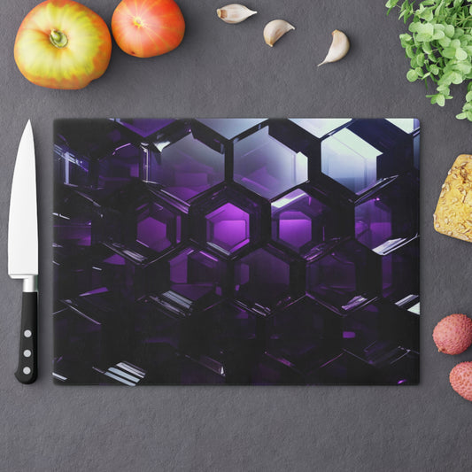 Tempered Glass Cutting Board – Hygienic, Scratch-Resistant, Dishwasher-Safe | Modern Kitchen Essential, Modern Kitchen Decor, Gift for Chefs, Housewarming, Wedding Registry, Unique Kitchen Accessory