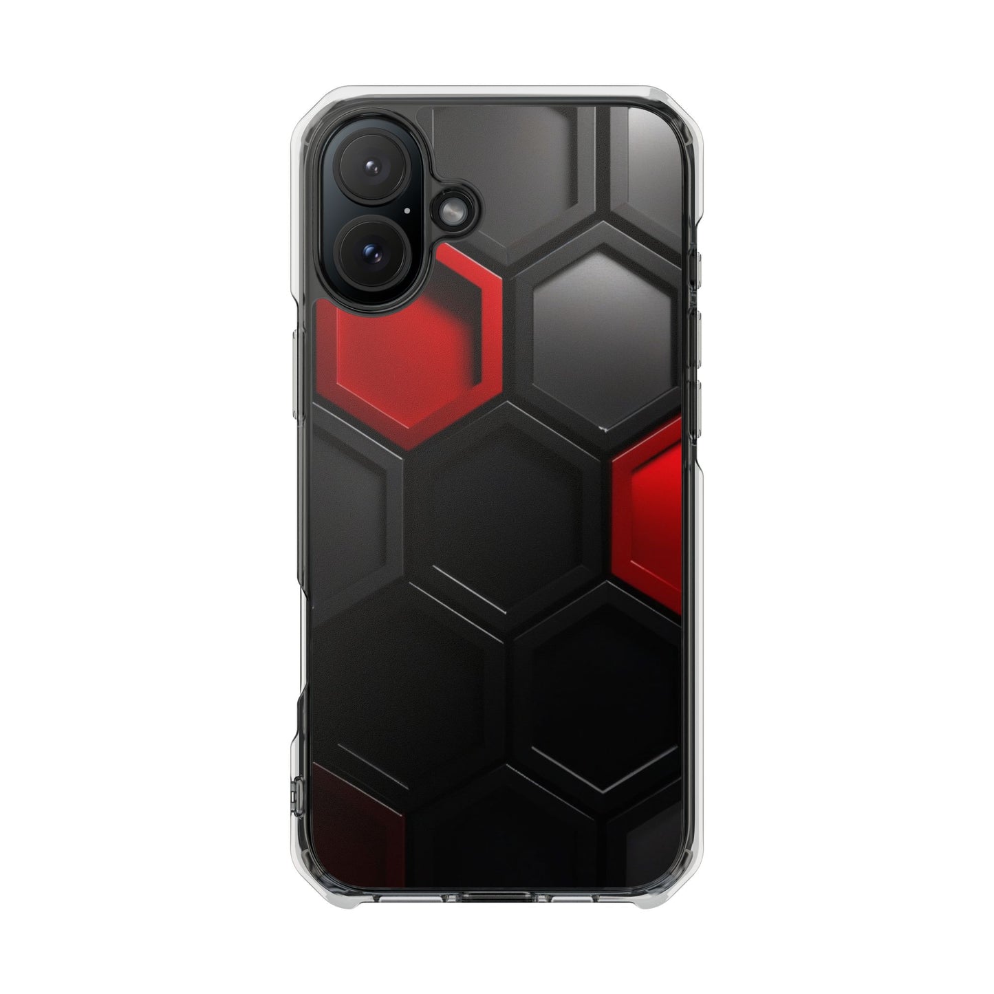 Magnetic Phone Case for iPhone 16/15/14 | Stylish Clear Impact Case, Trendy Protection for iPhone, Unique Gifts for Tech Lovers, Modern Aesthetic