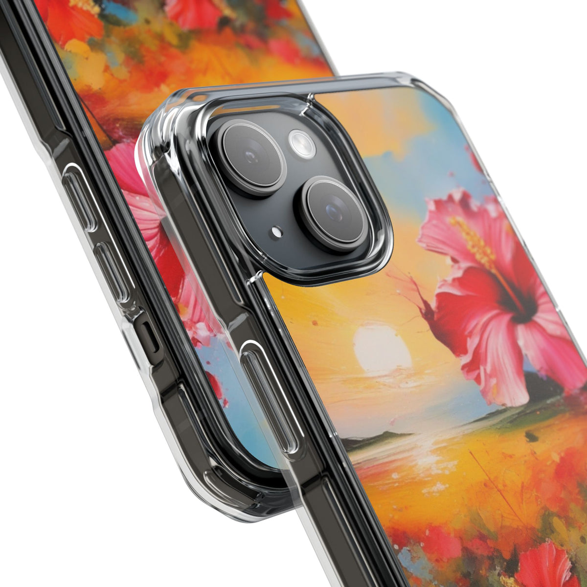 Magnetic Phone Case for iPhone 16/15/14 | Stylish Clear Impact Case, Trendy Protection for iPhone, Unique Gifts for Tech Lovers, Modern Aesthetic