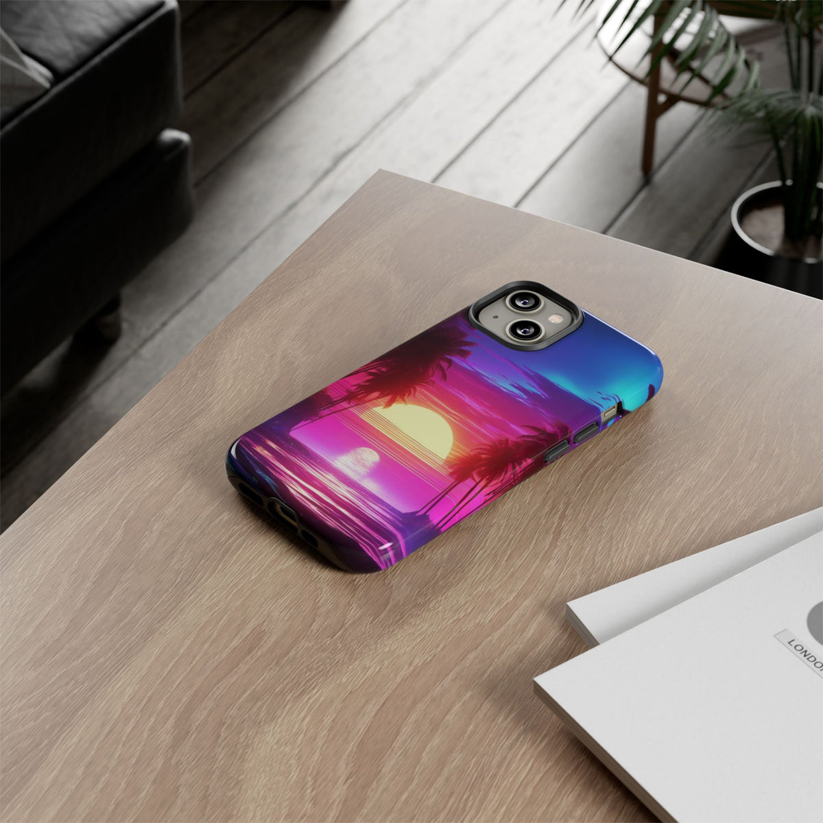iPhone Tough Case Phone Case for iPhone 14\15\16 – Dual Layer, Matte/Glossy Finish, Wireless Charging Compatible