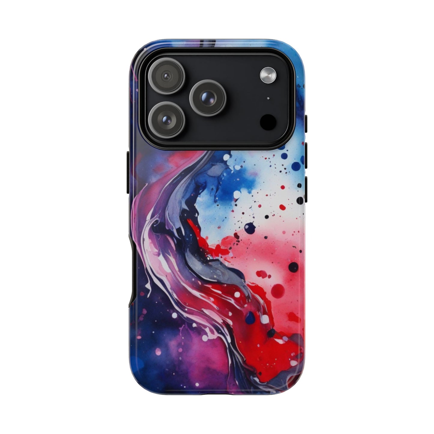 Abstract Galaxy Tough Phone Case  for iPhone 17/16/15/14 – Protective Cover