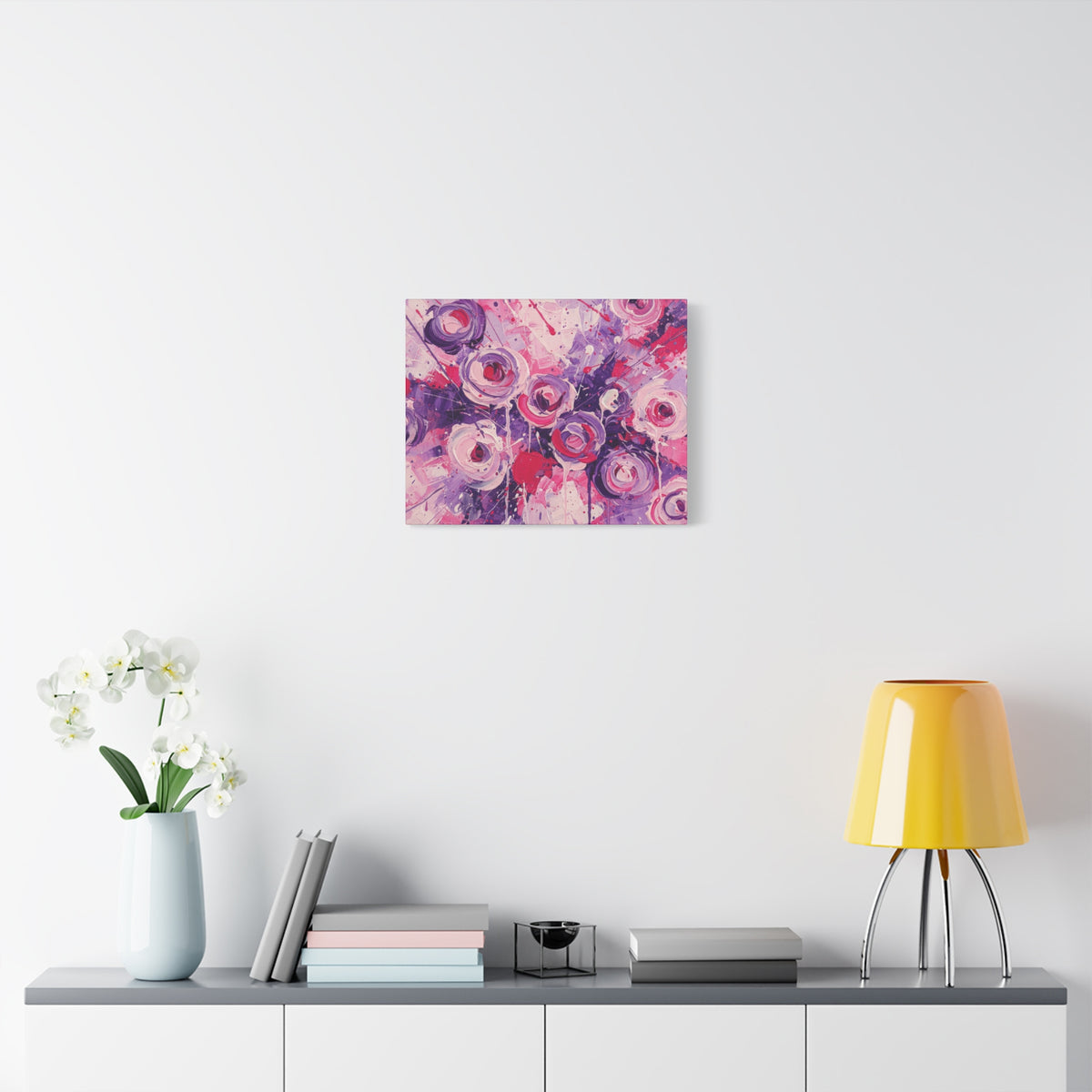 Abstract Art Canvas Print – Premium canvas print, Modern Wall Art, Matte Canvas, Ready to Hang, Home & Office Décor, Floral Abstract Canvas Print — Stretched Matte Wall Art
