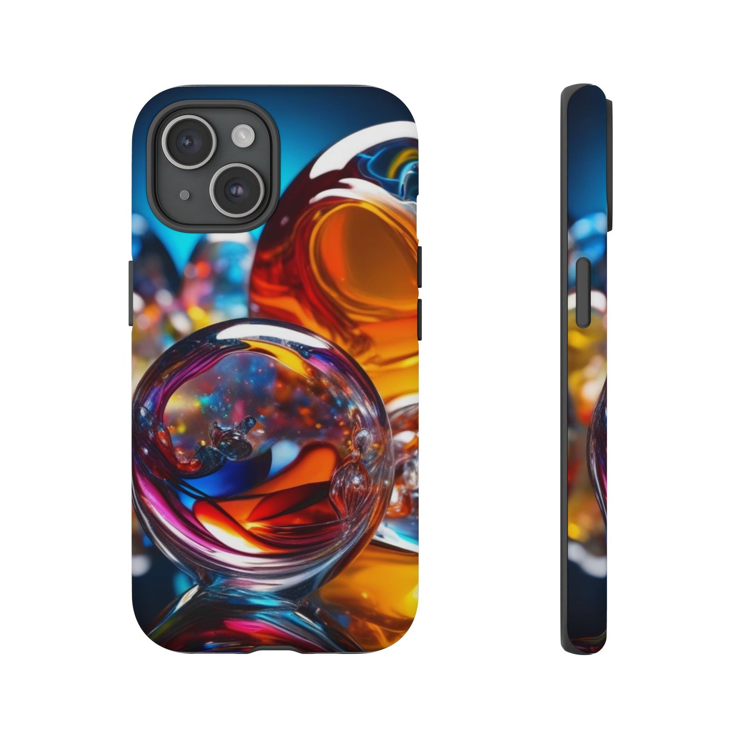 iPhone Tough Case Phone Case for iPhone 14\15\16 – Dual Layer, Matte/Glossy Finish, Wireless Charging Compatible