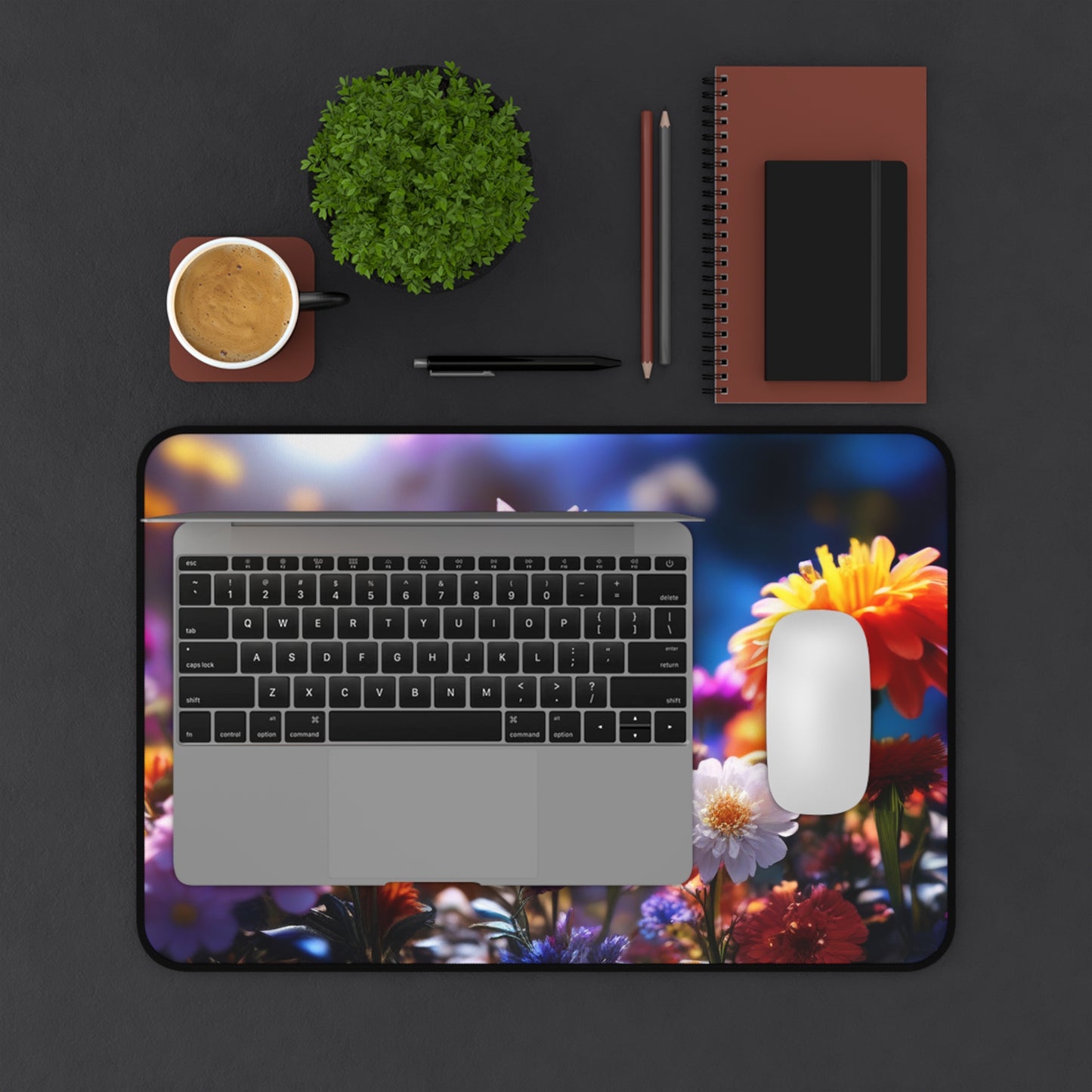 Large Gaming Mouse Pad – Premium Mouse Pad & Tech Accessory for Home & Office, Premium Desk Mat, Gaming Mouse Pad, Non-slip, Floral Garden Desk Mat — Vibrant Bloom Mouse Pad for Office & Home