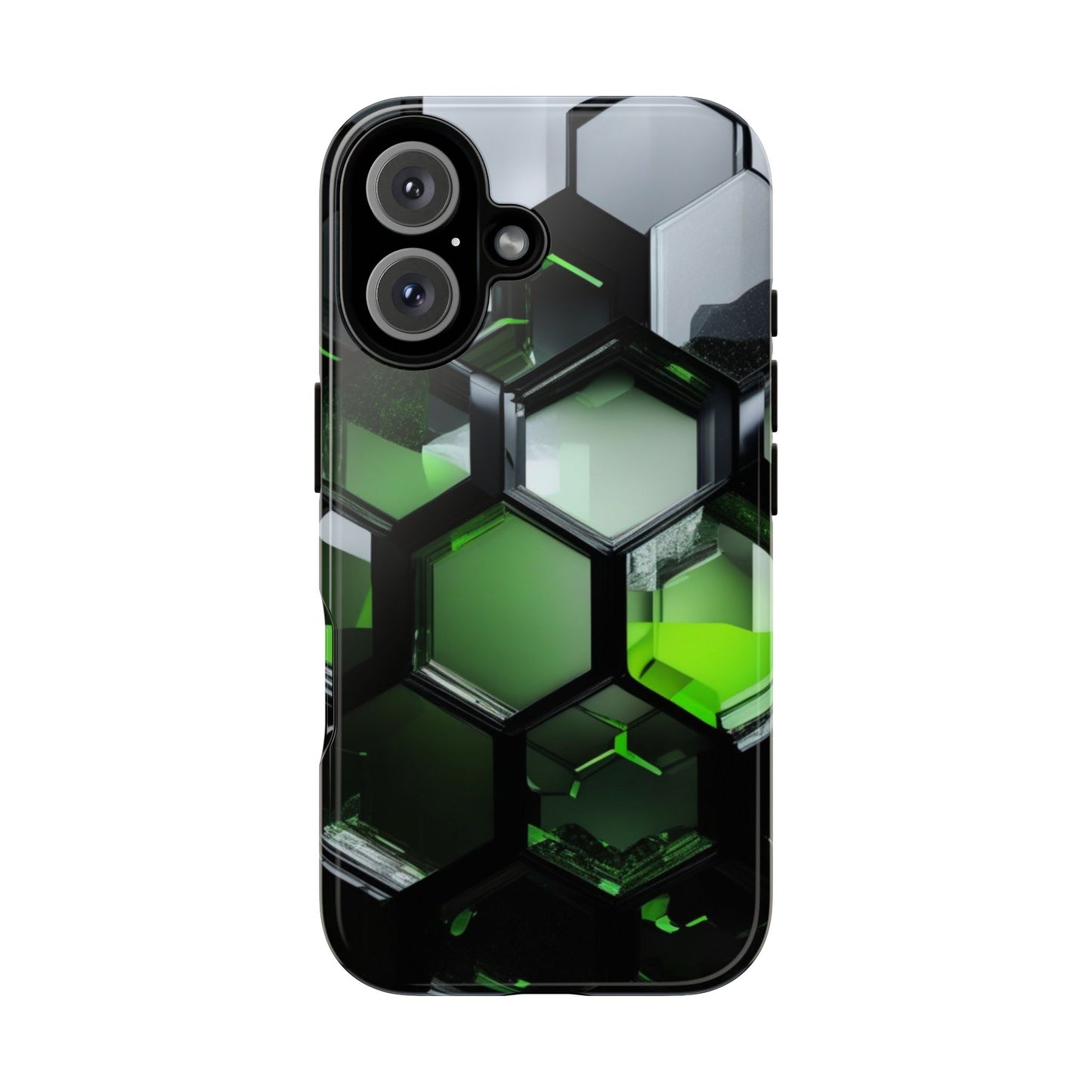 iPhone Tough Case Phone Case for iPhone 14\15\16 – Dual Layer, Matte/Glossy Finish, Wireless Charging Compatible