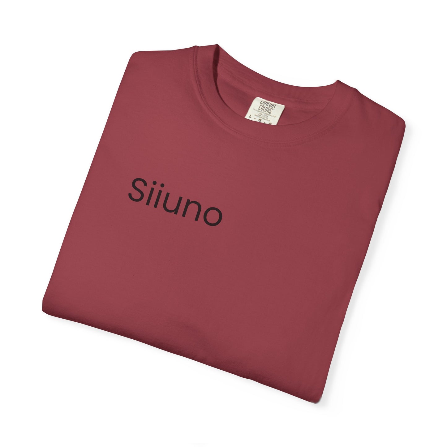 Siiuno Garment-Dyed T-shirt for Everyday Comfort, Unisex Tee for Casual Wear, Gift for Friends, Relaxed Style Tee, Versatile Summer Top