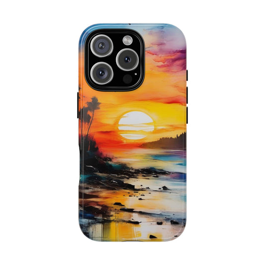 iPhone Tough Case Phone Case for iPhone 16/16 Plus/16 Pro/16 Pro Max – Dual Layer, Matte/Glossy Finish, Wireless Charging Compatible
