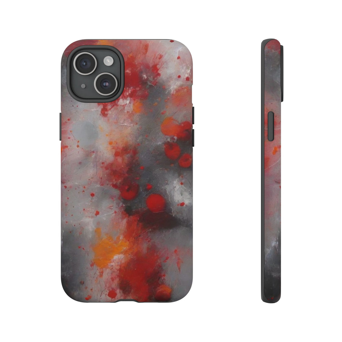 iPhone Tough Case Phone Case for iPhone 14\15\16\17 – Dual Layer, Matte/Glossy Finish, Wireless Charging Compatible