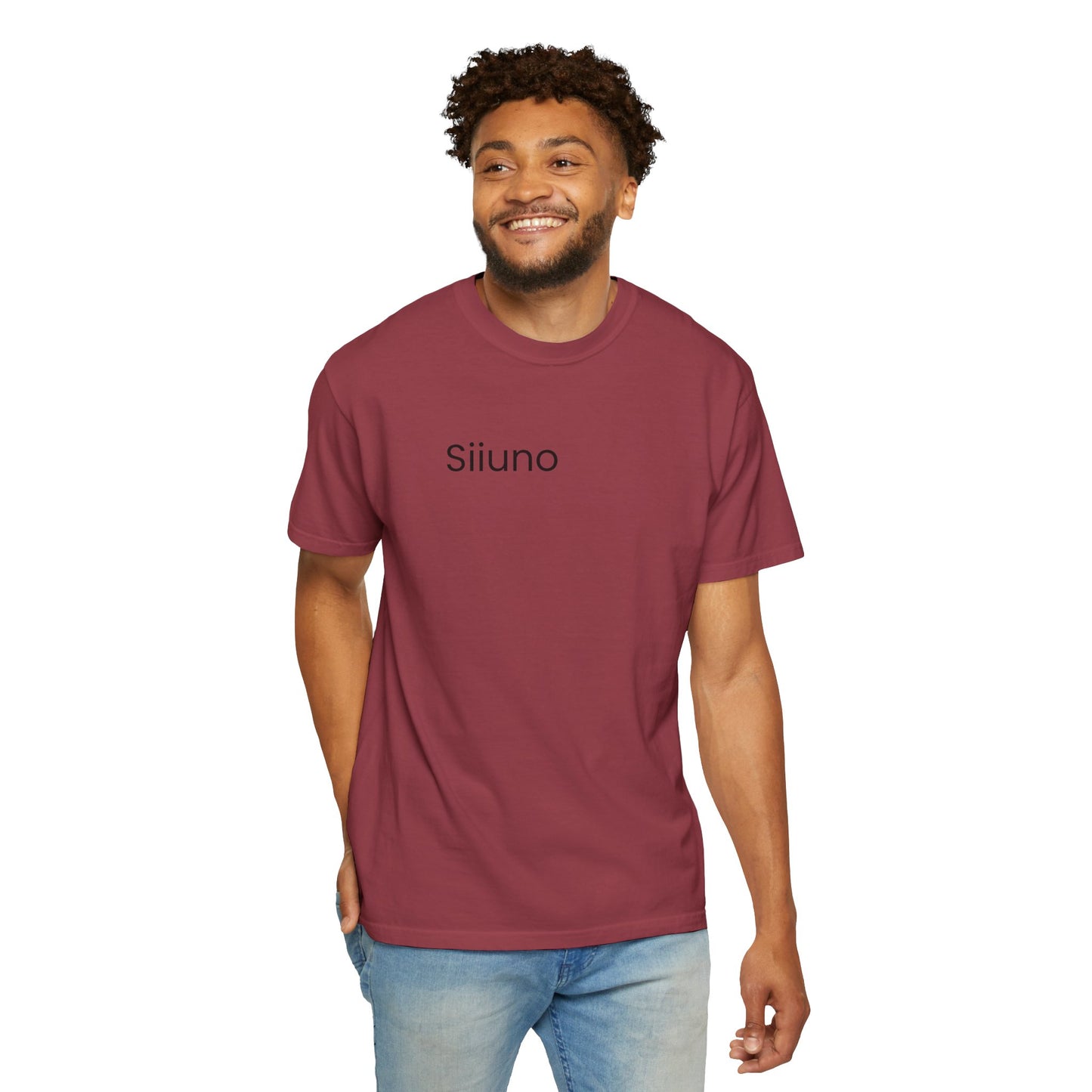 Siiuno Garment-Dyed T-shirt for Everyday Comfort, Unisex Tee for Casual Wear, Gift for Friends, Relaxed Style Tee, Versatile Summer Top