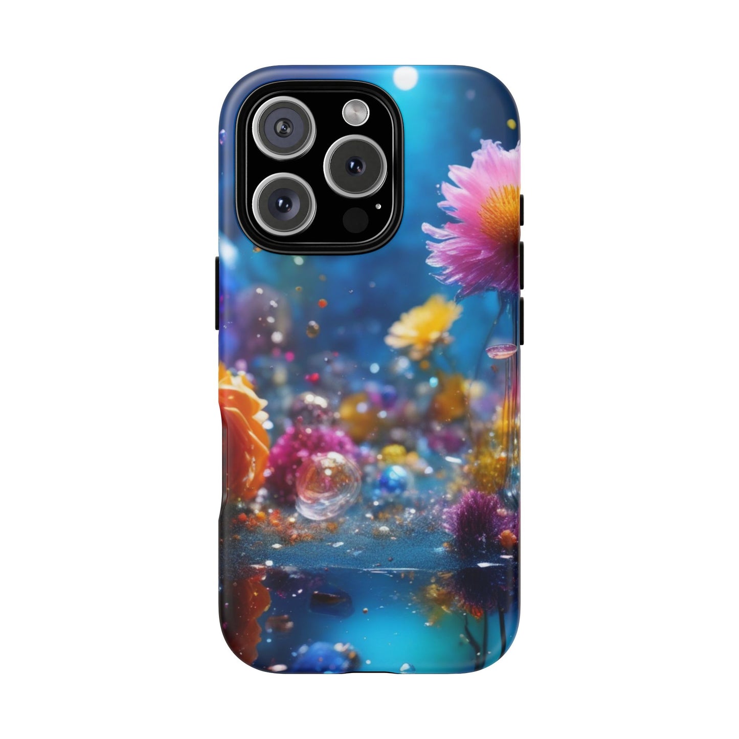 Floral Tough Phone Case for iphone 17/16/15 — Vibrant Flower Design