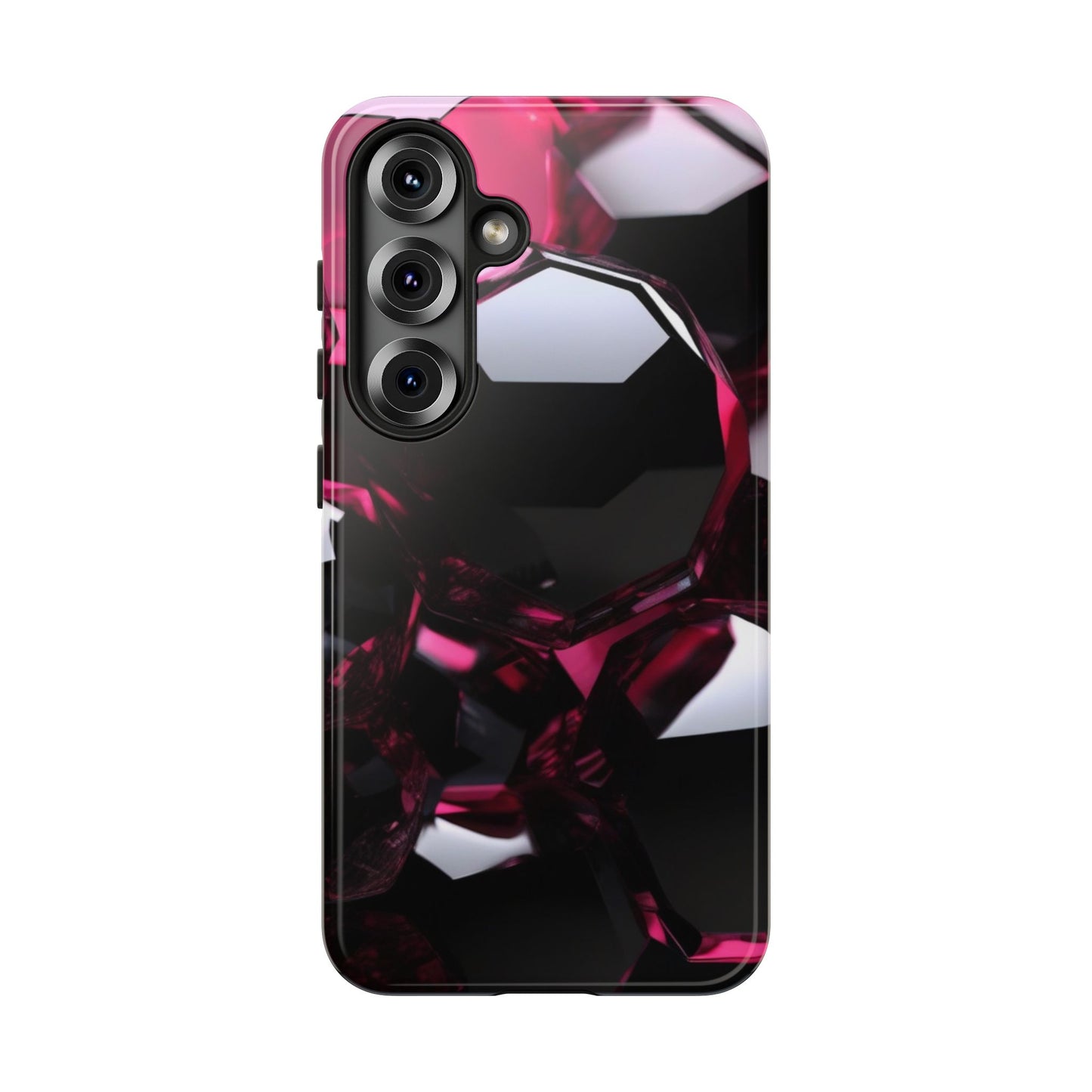 Tough Case Phone Case for Samsung Galaxy S25/S24 – Dual Layer, Matte/Glossy Finish, Wireless Charging Compatible