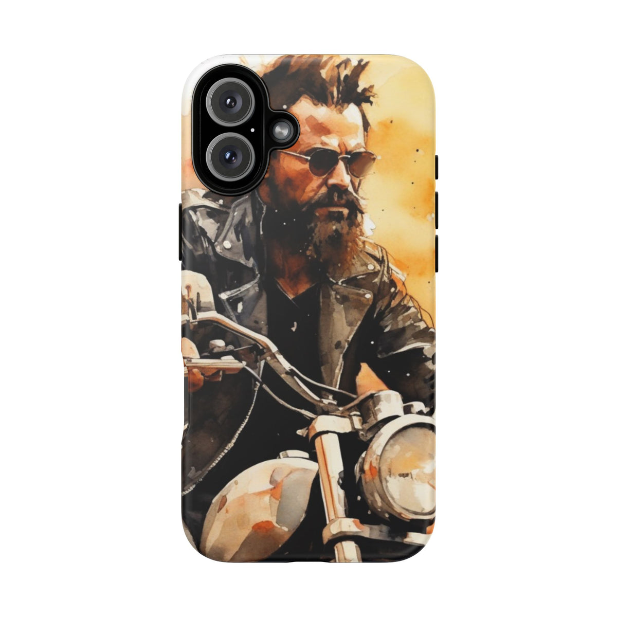 iPhone Tough Case Phone Case for iPhone 14\15\16 – Dual Layer, Matte/Glossy Finish, Wireless Charging Compatible