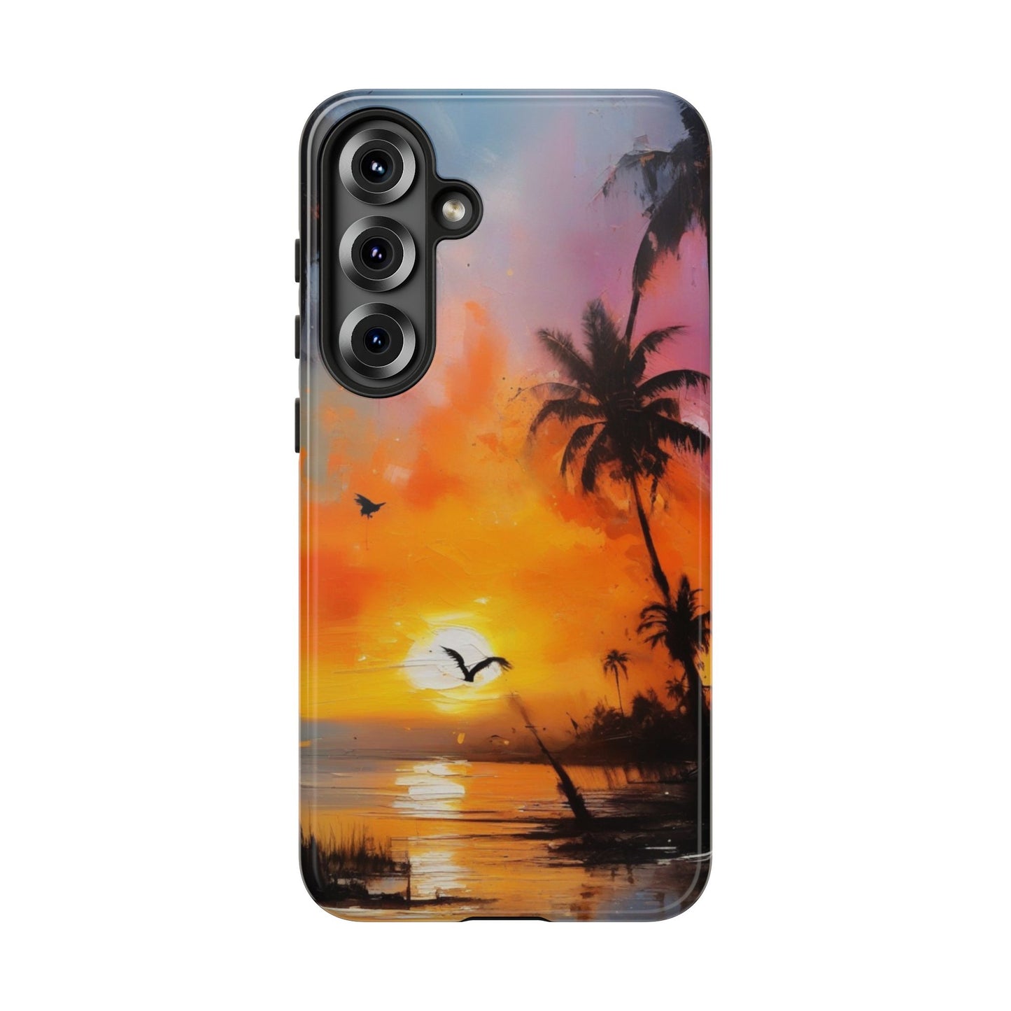 Tough Case Phone Case for Samsung Galaxy S25/S24 – Dual Layer, Matte/Glossy Finish, Wireless Charging Compatible