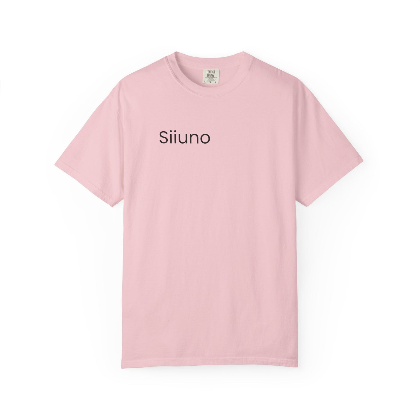 Siiuno Garment-Dyed T-shirt for Everyday Comfort, Unisex Tee for Casual Wear, Gift for Friends, Relaxed Style Tee, Versatile Summer Top