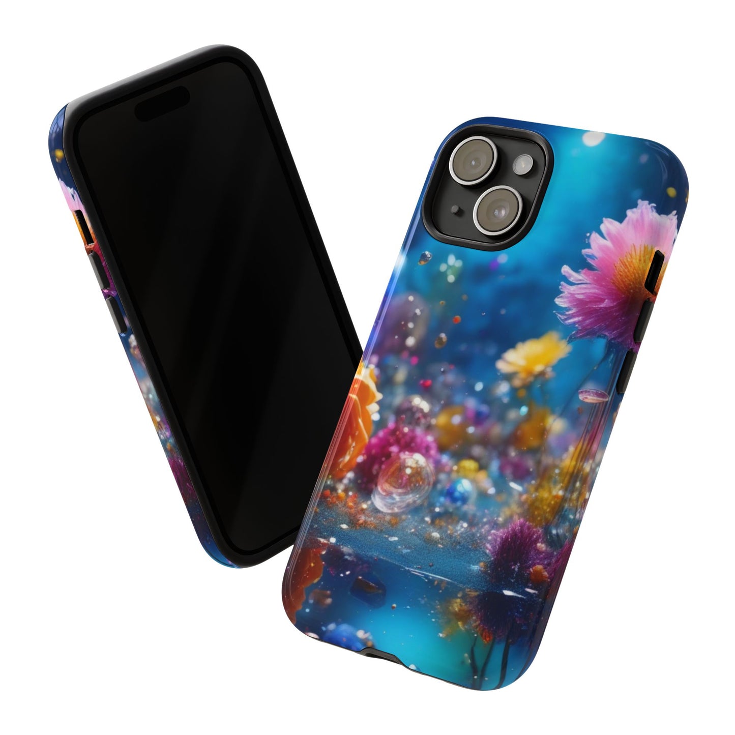 Floral Tough Phone Case for iphone 17/16/15 — Vibrant Flower Design