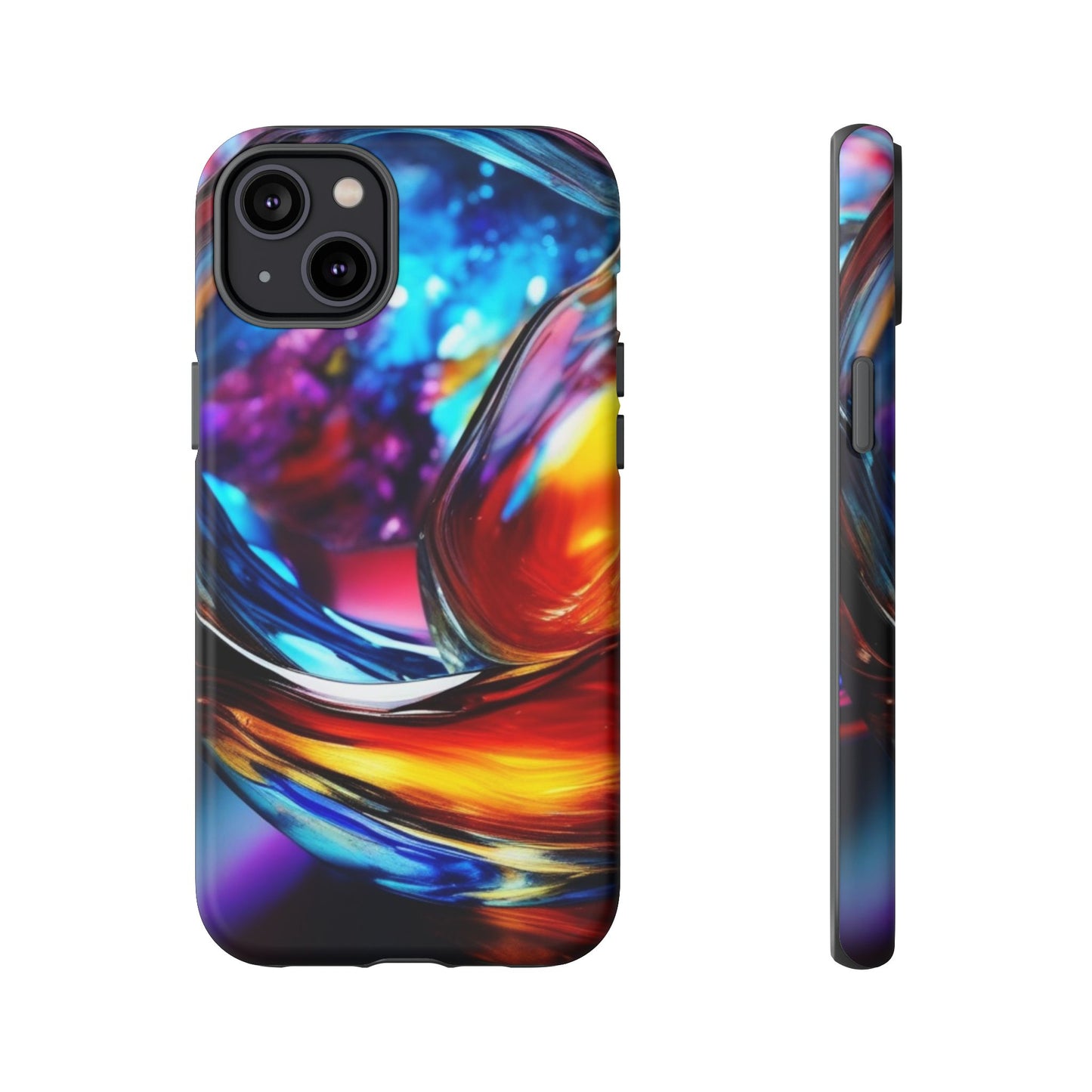 Vibrant Phone Case, Tough Cases for iPhone 17/16/15/14, Stylish Smartphone Cover, Colorful Mobile Accessories, Gift for Tech Lovers