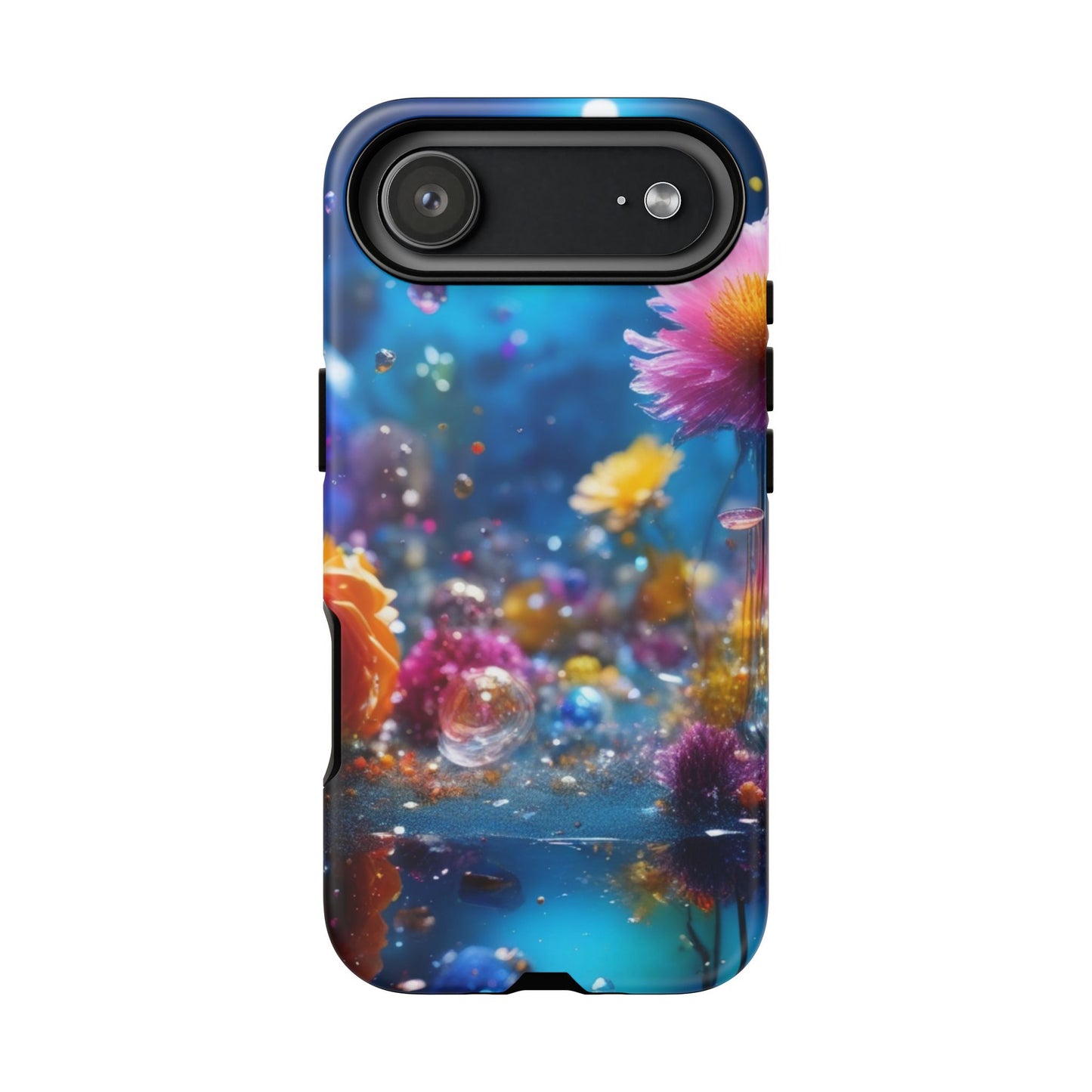 Floral Tough Phone Case for iphone 17/16/15 — Vibrant Flower Design