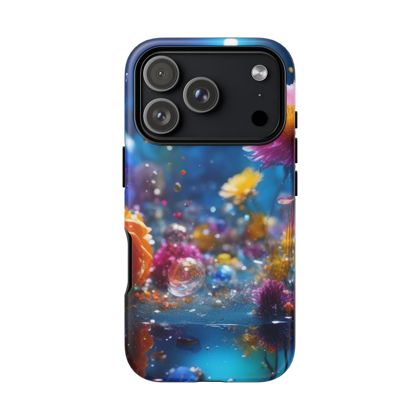 Floral Tough Phone Case for iphone 17/16/15 — Vibrant Flower Design