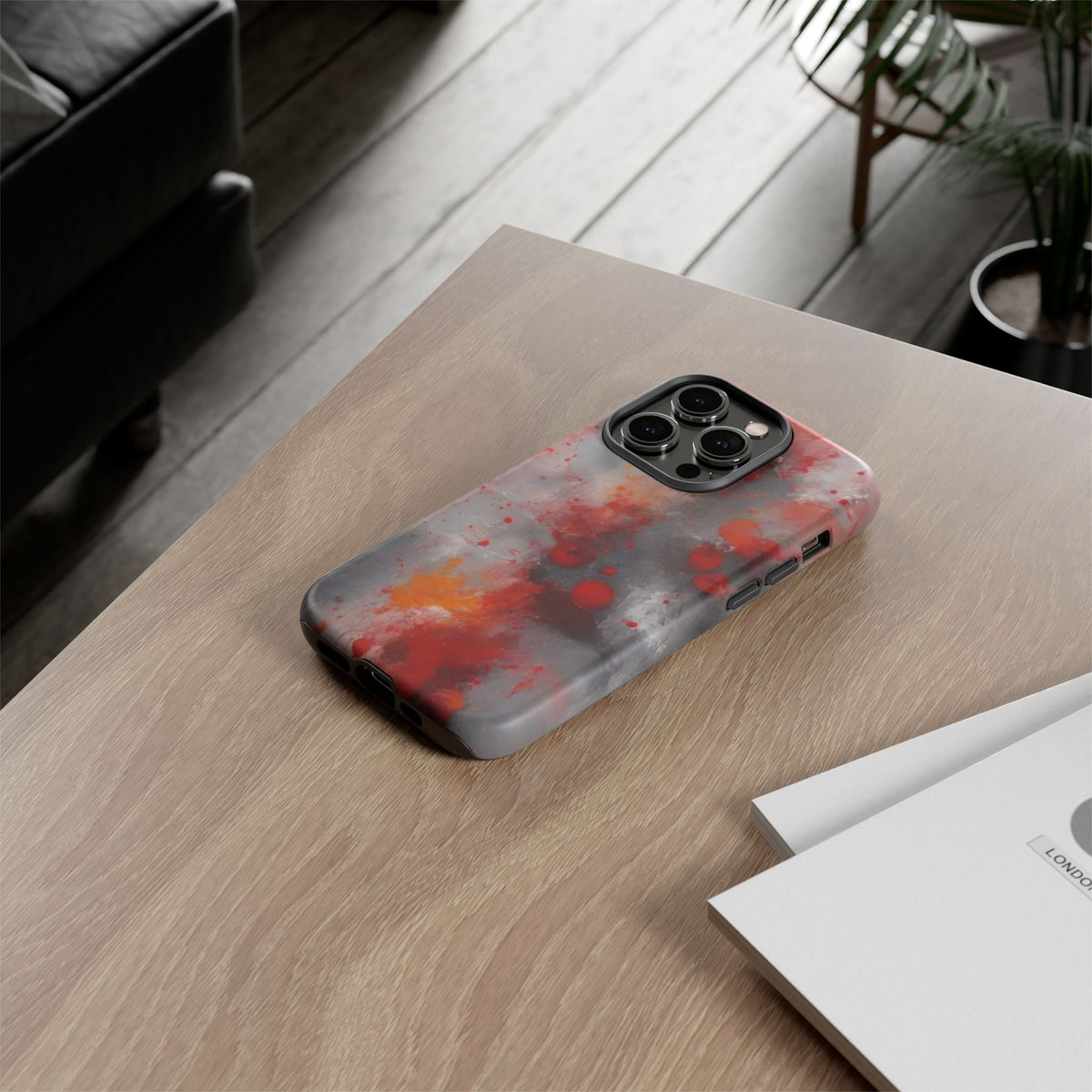 iPhone Tough Case Phone Case for iPhone 14\15\16\17 – Dual Layer, Matte/Glossy Finish, Wireless Charging Compatible