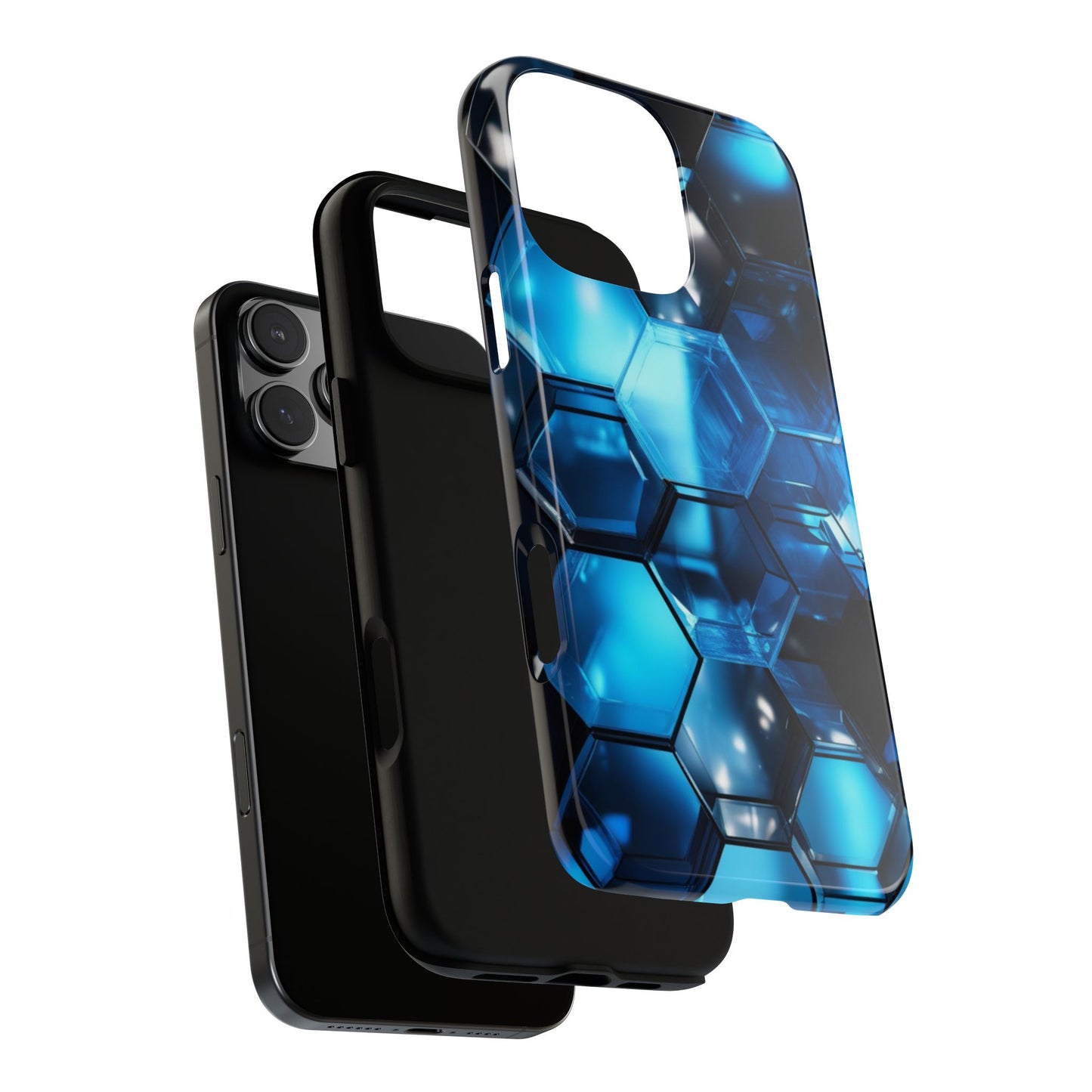 iPhone Tough Case Phone Case for iPhone 14\15\16 – Dual Layer, Matte/Glossy Finish, Wireless Charging Compatible