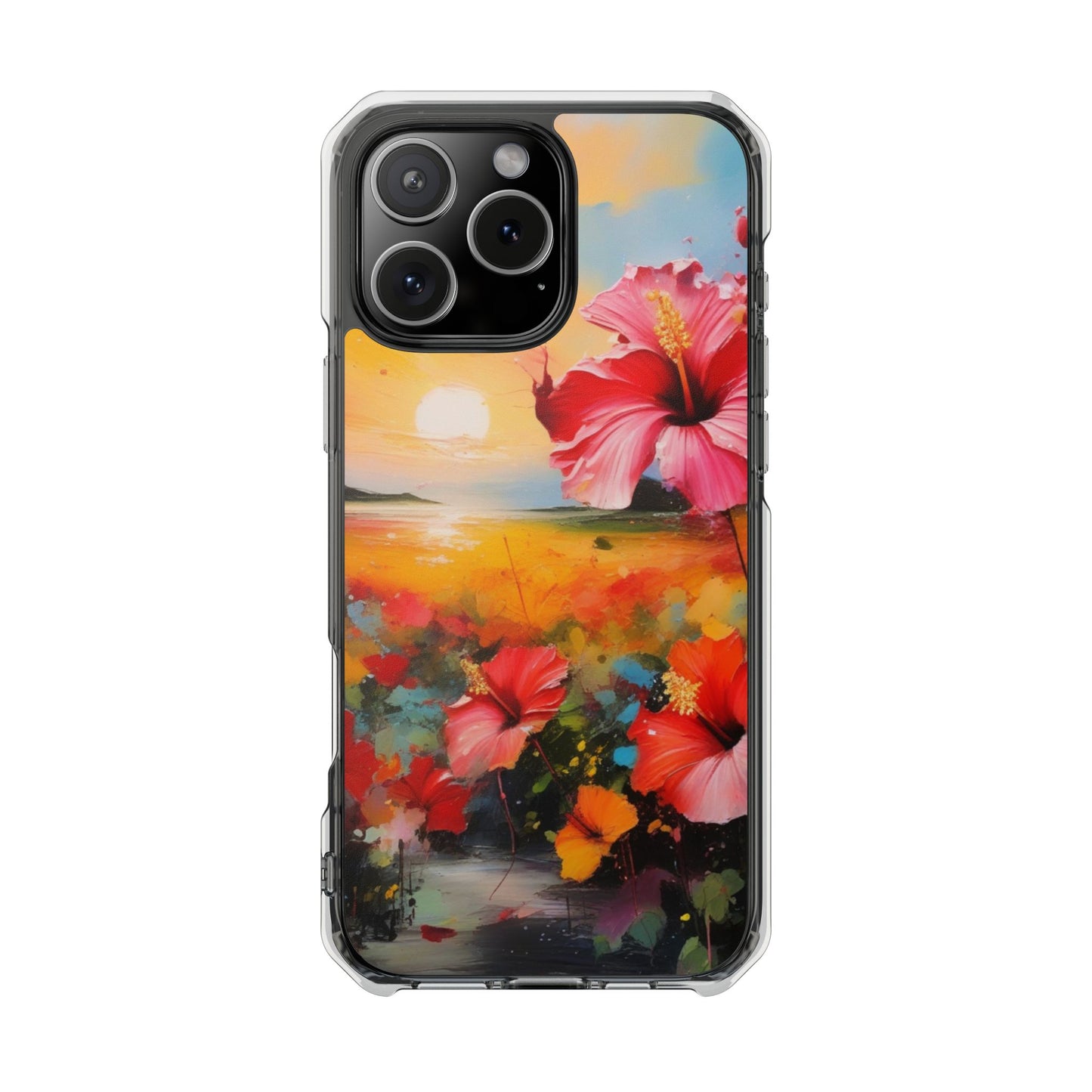 Magnetic Phone Case for iPhone 16/15/14 | Stylish Clear Impact Case, Trendy Protection for iPhone, Unique Gifts for Tech Lovers, Modern Aesthetic