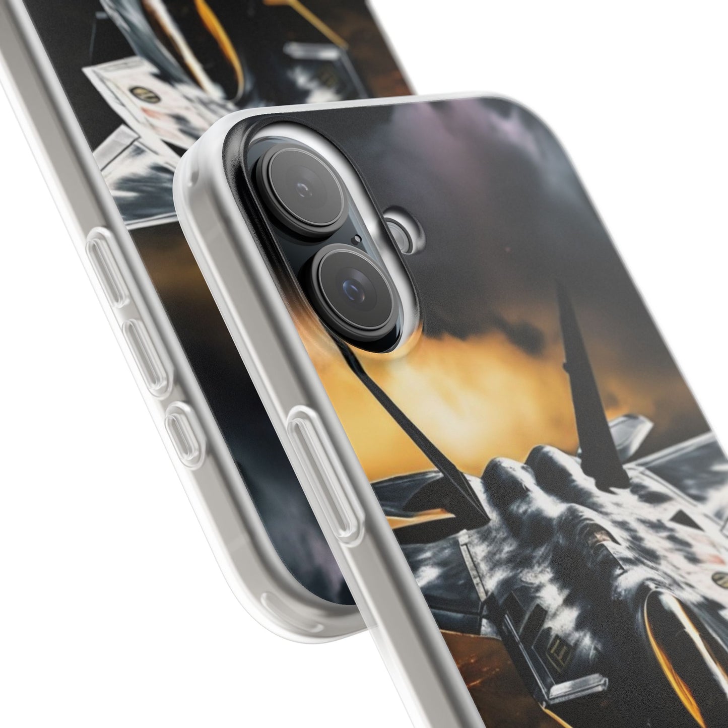 Flexi Clear TPU Case for iPhone 16 & Samsung Galaxy S25 – Slim, Lightweight, Wireless Charging Compatible