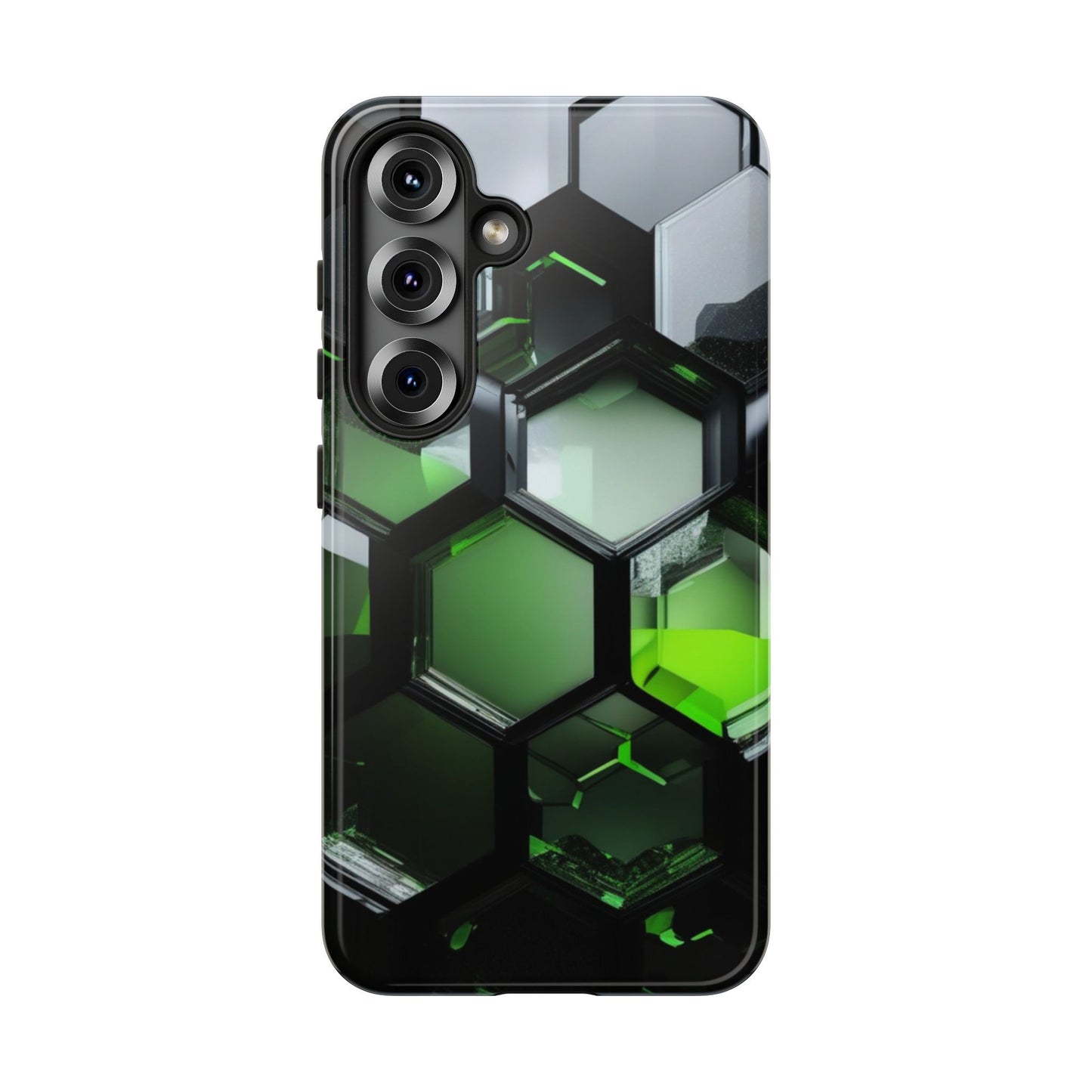 Tough Case Phone Case for Samsung Galaxy S25/S24– Dual Layer, Matte/Glossy Finish, Wireless Charging Compatible