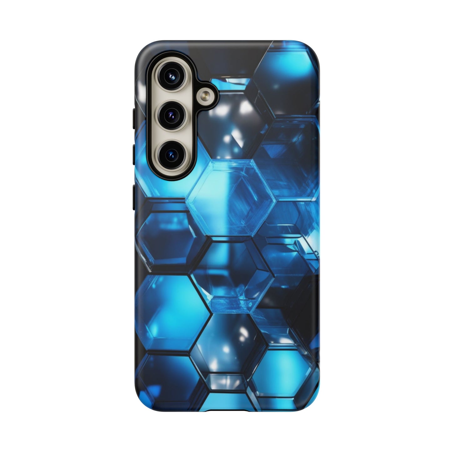 Tough Case Phone Case for Samsung Galaxy S25/S24– Dual Layer, Matte/Glossy Finish, Wireless Charging Compatible