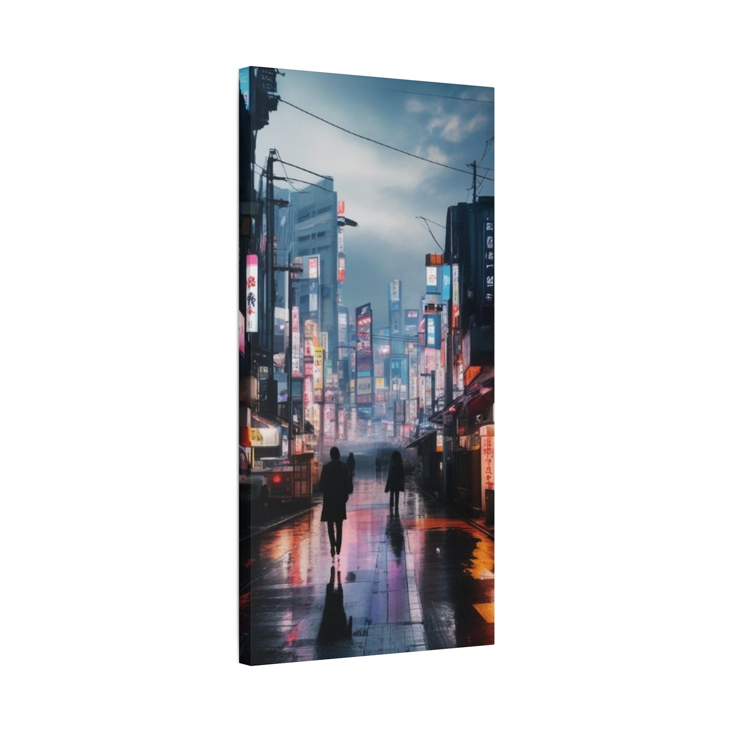 Abstract Art Canvas Print – Modern Wall Art, Matte Canvas, Ready to Hang, Home & Office Décor, Modern Wall Décor, Urban Cityscape Canvas Art - Stretched Matte 1.25"