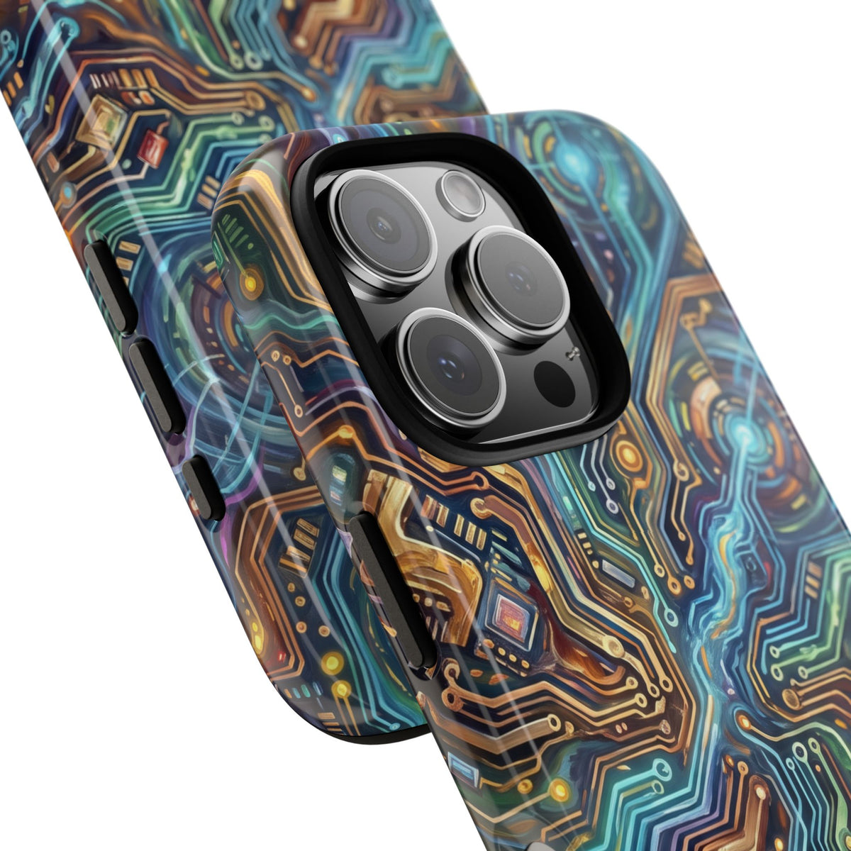 iPhone Tough Cases Phone Cases for iPhone 14\15\16\17\18 – Dual Layer, Matte/Glossy Finish, Wireless Charging Compatible.