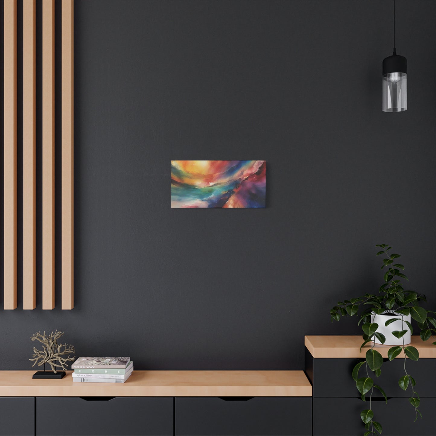 Abstract Art Canvas Print – Modern Wall Art, Space, Galaxy, Matte Canvas, Ready to Hang, Home & Office Décor, Modern Wall Décor