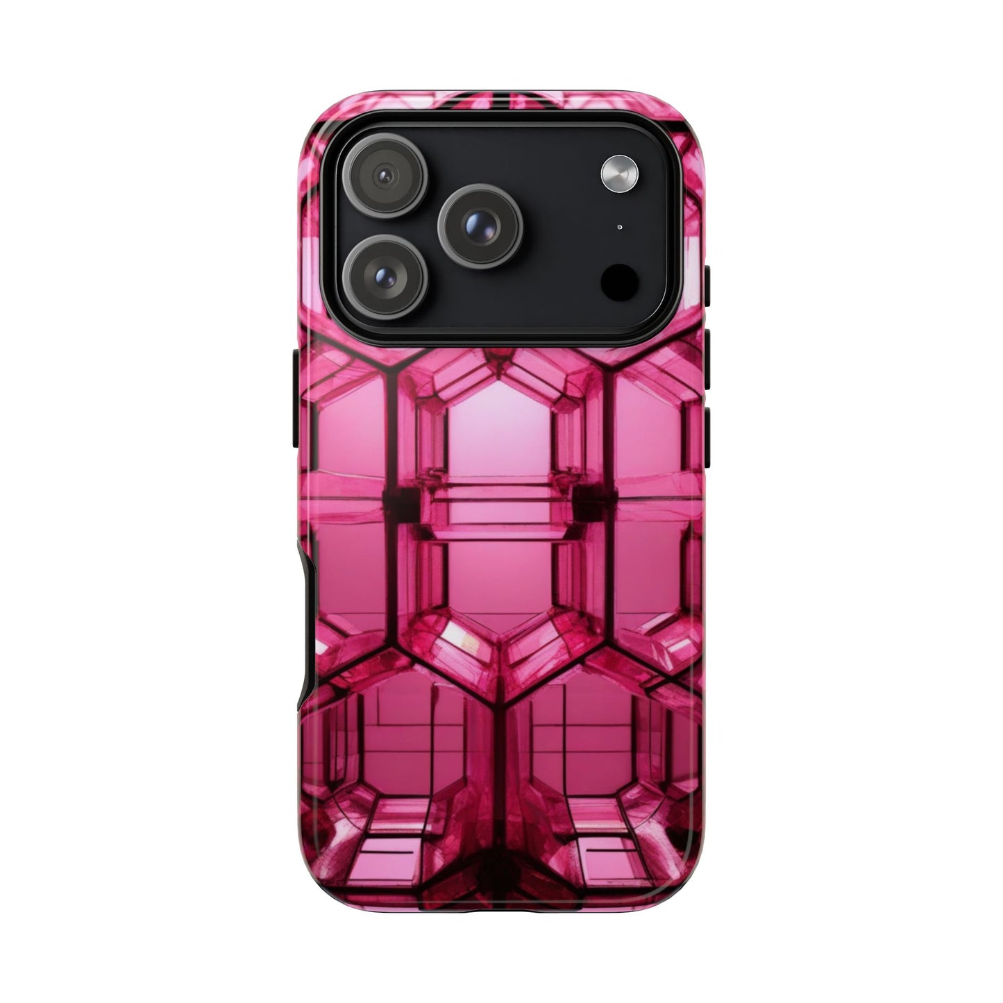 Stylish Pink Phone Case for iPhone 17/16/15/14, Gifts for Her