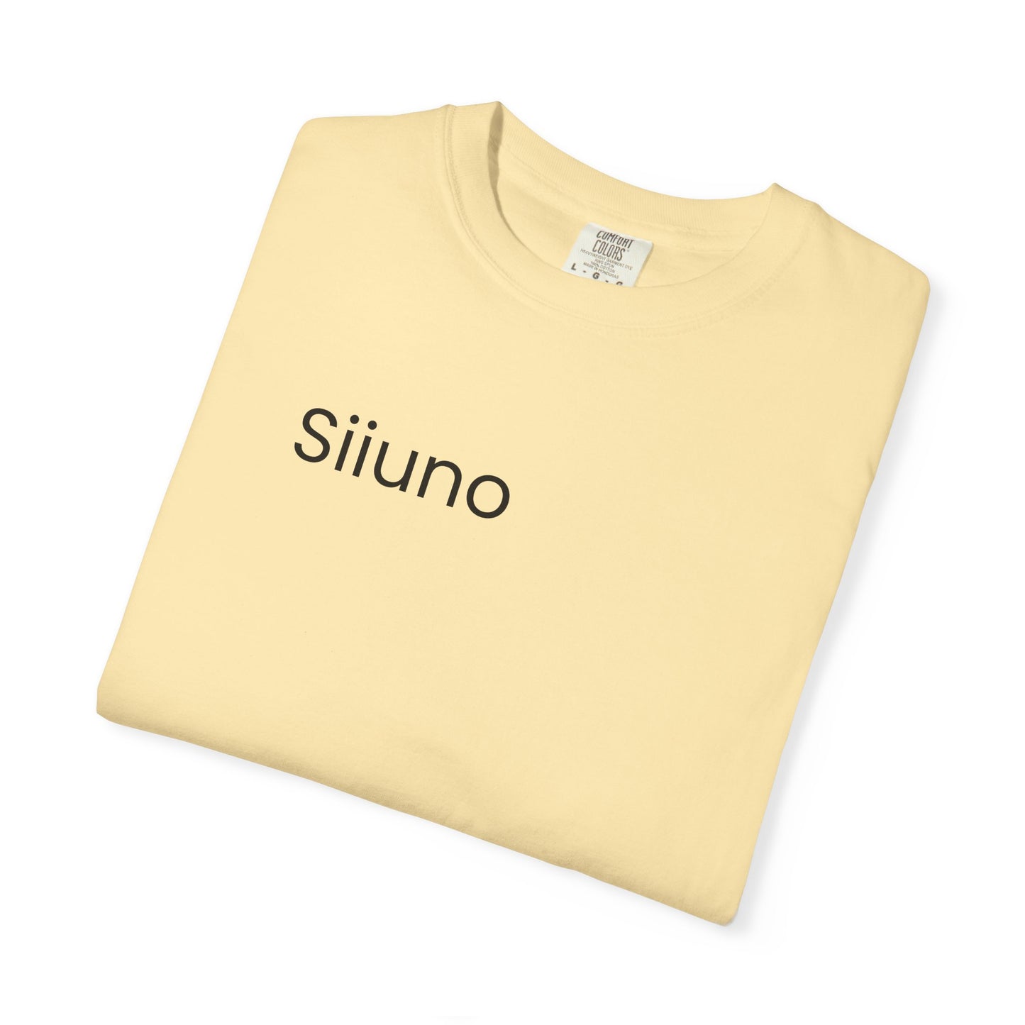 Siiuno Garment-Dyed T-shirt for Everyday Comfort, Unisex Tee for Casual Wear, Gift for Friends, Relaxed Style Tee, Versatile Summer Top