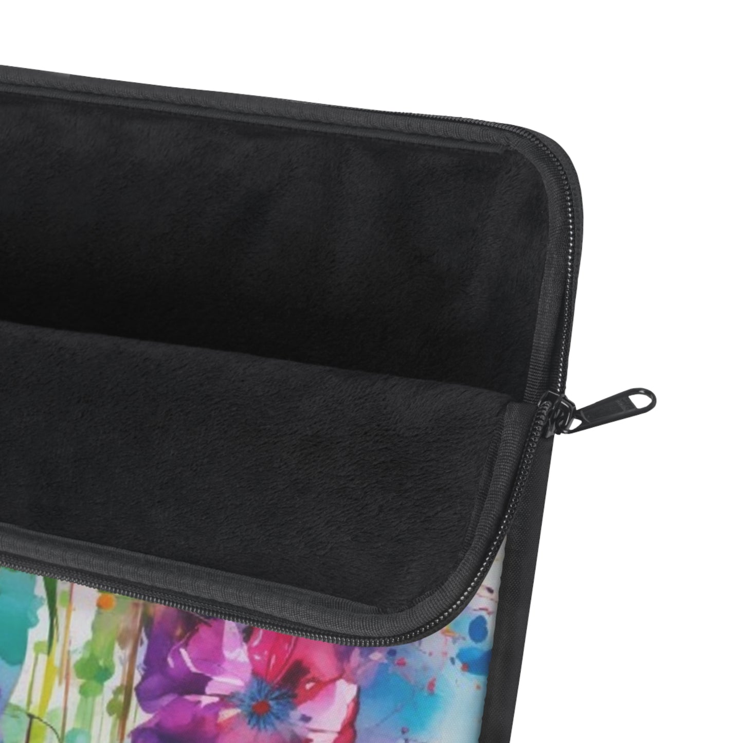 Laptop Sleeve, Artistic Computer Case, Flower Design Sleeve for Women, Colorful Tech Accessories, Ideal Gift for Students