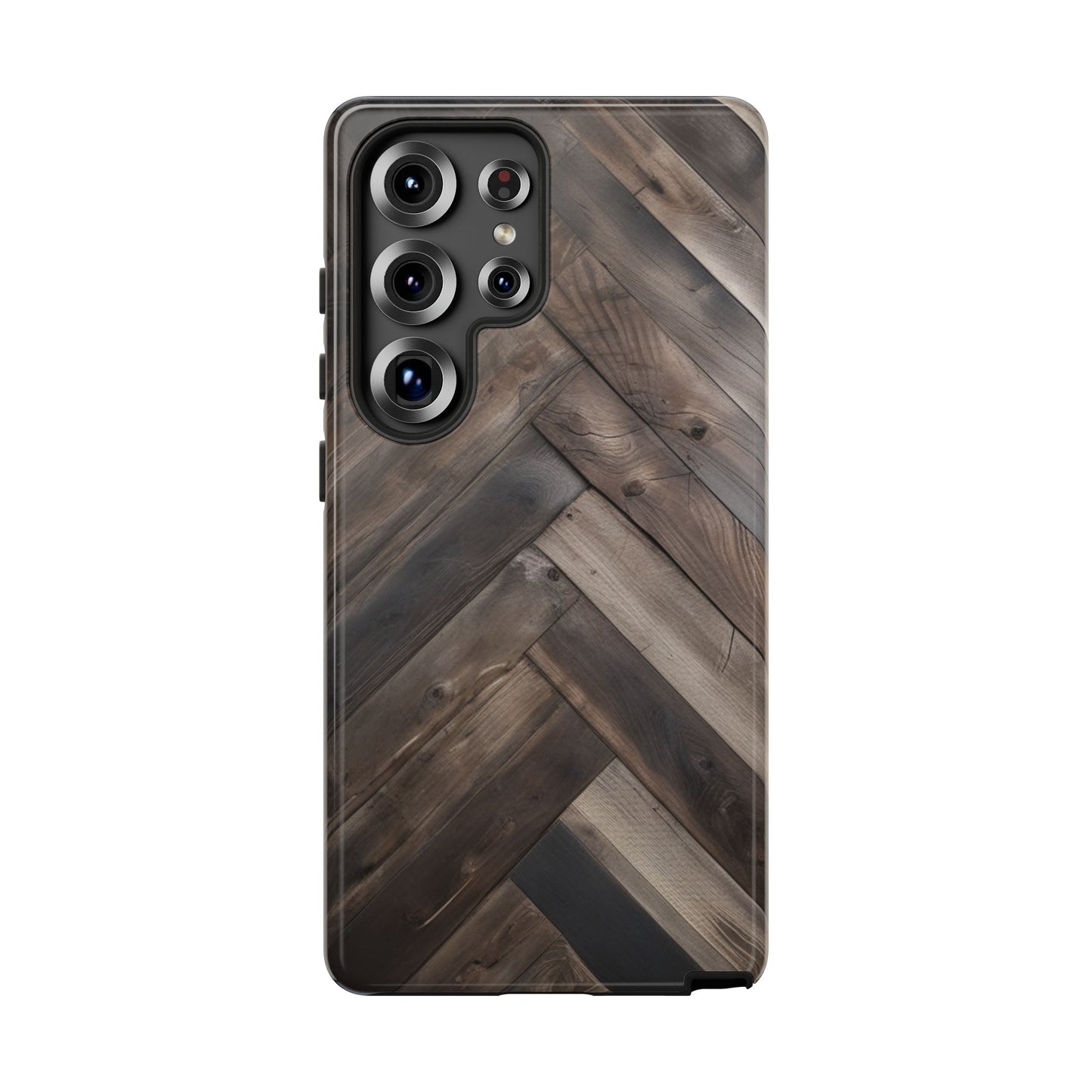 Herringbone Phone Case for Samsung Galaxy S25/S24/S23/S22 - Tough and Stylish Protection