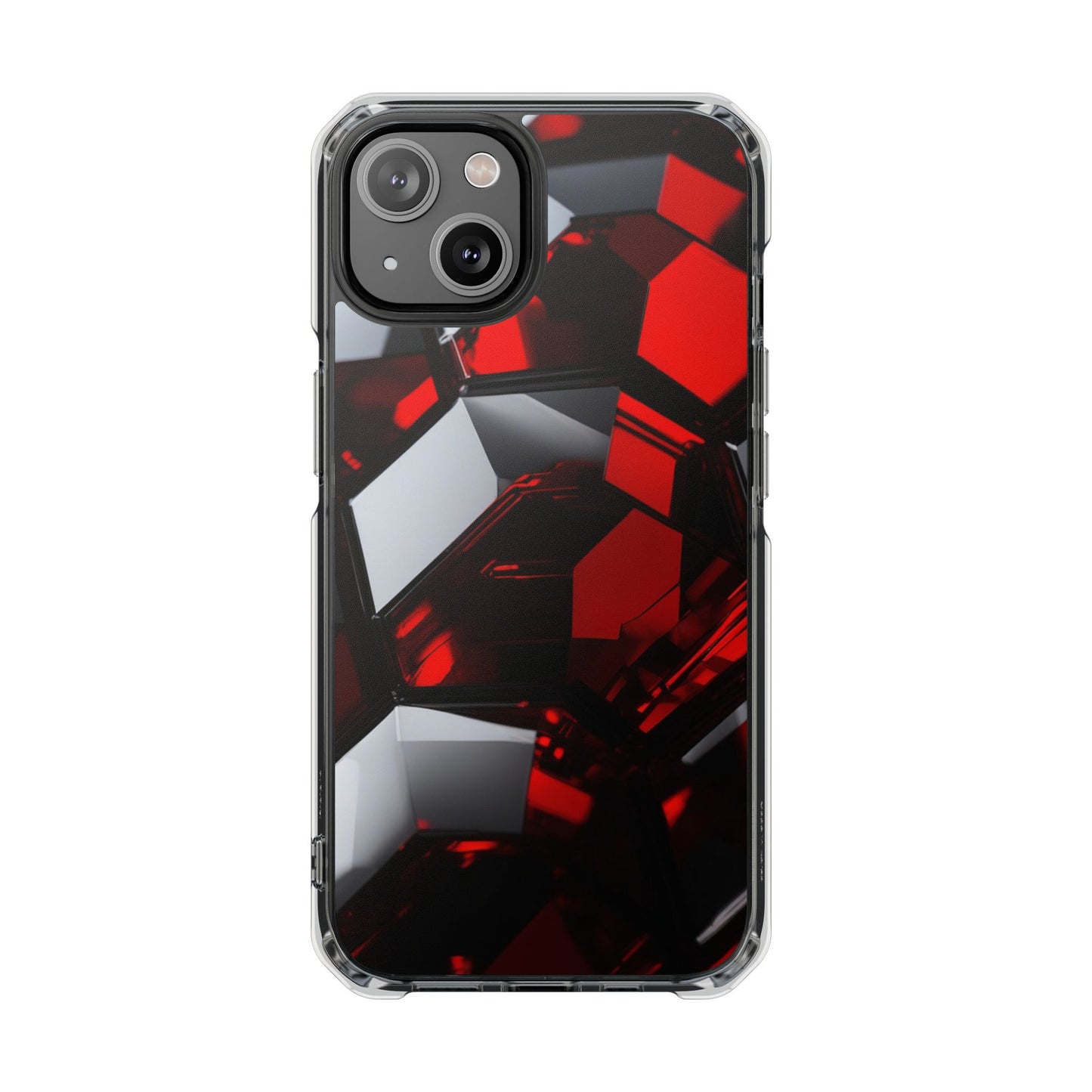 Magnetic Impact Phone Case for iPhone 16/15/14, Protection, Trendy Gift, Minimalist Style.