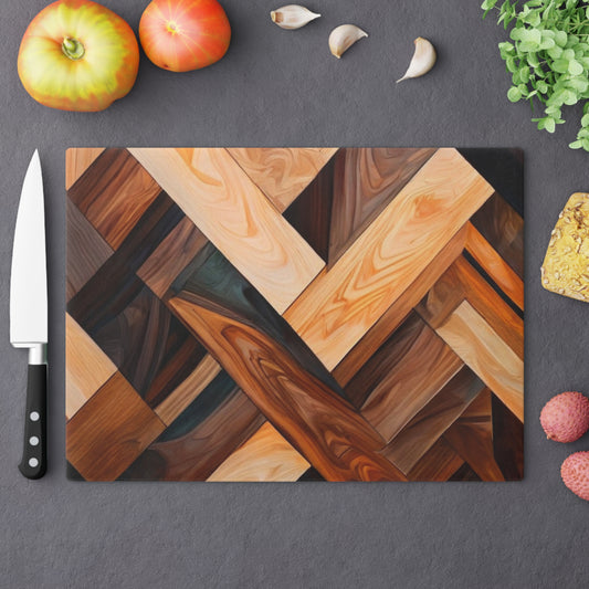 Tempered Glass Cutting Board – Hygienic, Scratch-Resistant, Dishwasher-Safe | Modern Kitchen Essential