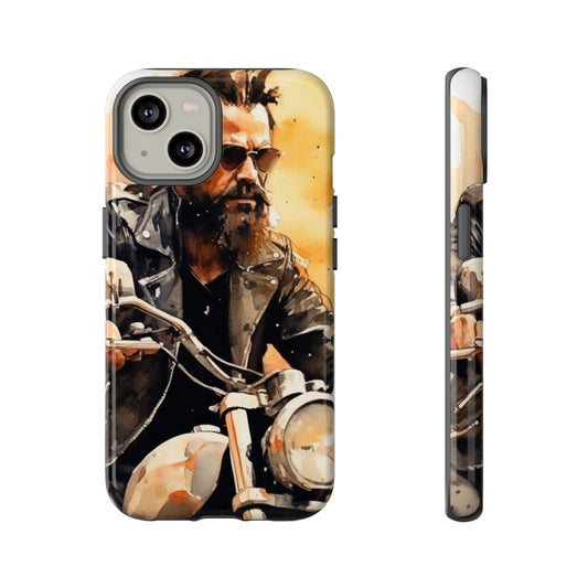 iPhone Tough Case Phone Case for iPhone 14\15\16 – Dual Layer, Matte/Glossy Finish, Wireless Charging Compatible