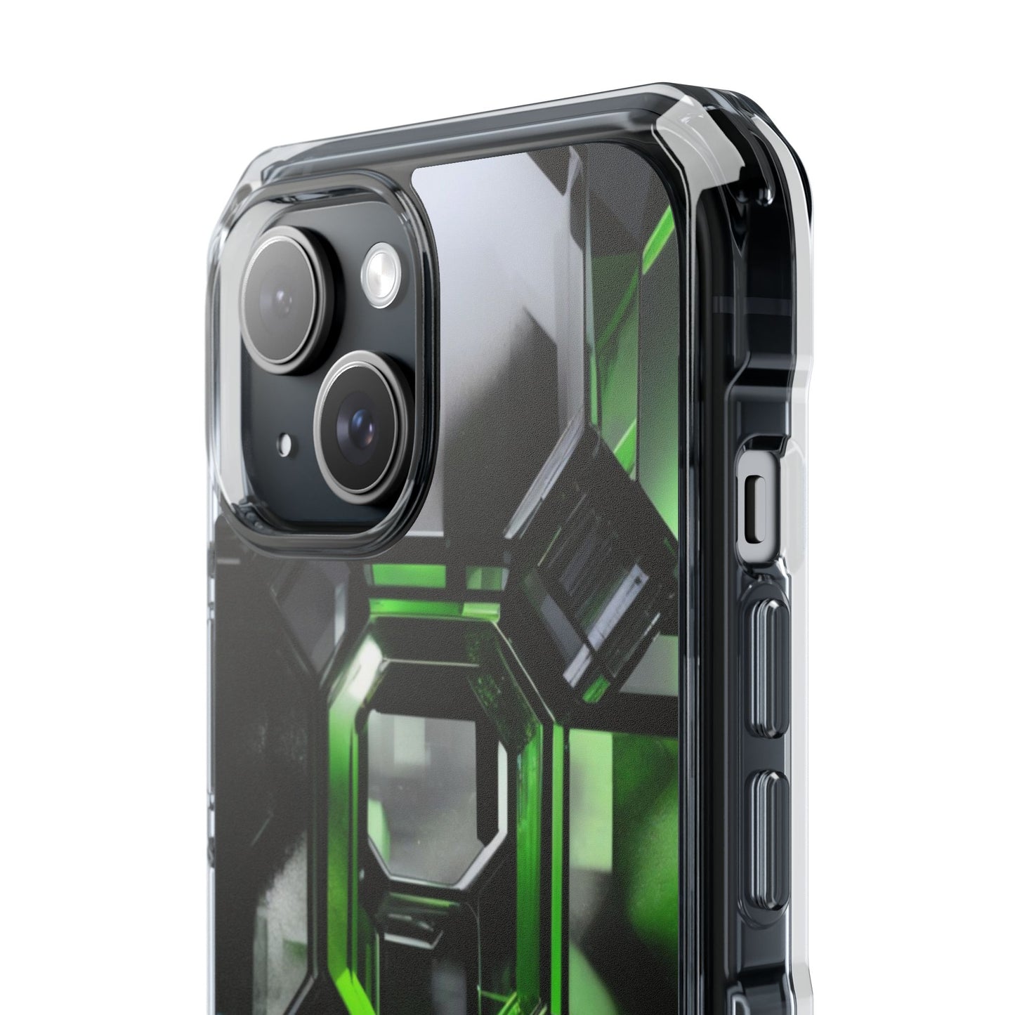 Magnetic Phone Case for iPhone 16/15/14 | Stylish Clear Impact Case, Trendy Protection for iPhone, Unique Gifts for Tech Lovers, Modern Aesthetic
