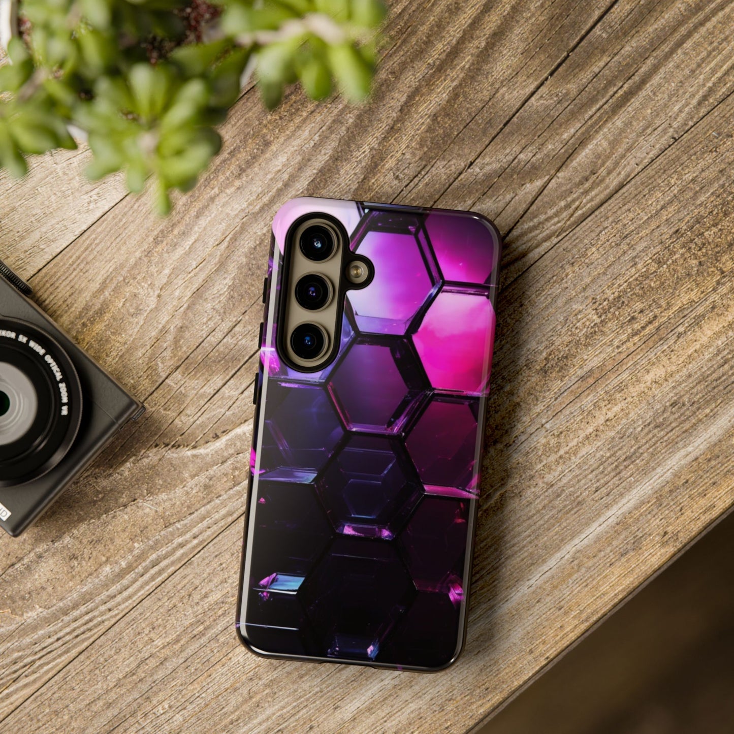 Tough Case Phone Case for Samsung Galaxy S25/S24 – Dual Layer, Matte/Glossy Finish, Wireless Charging Compatible