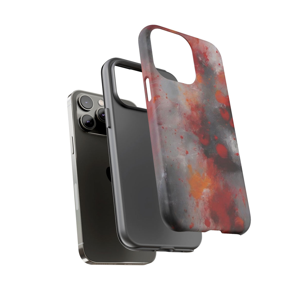 iPhone Tough Case Phone Case for iPhone 14\15\16\17 – Dual Layer, Matte/Glossy Finish, Wireless Charging Compatible