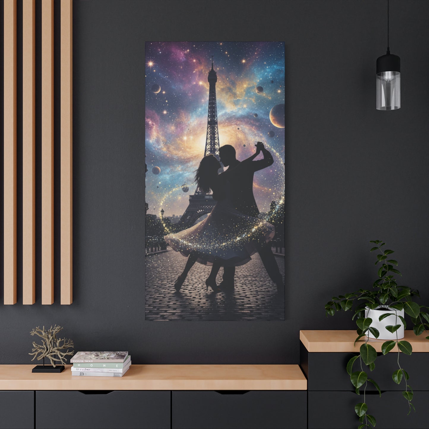 Canvas Print – Modern Wall Art, Matte Canvas, Ready to Hang, Home & Office Décor, Modern Wall Décor, Romantic Paris Dance Canvas Print — Couple Wall Art, Canvas Wall Decor