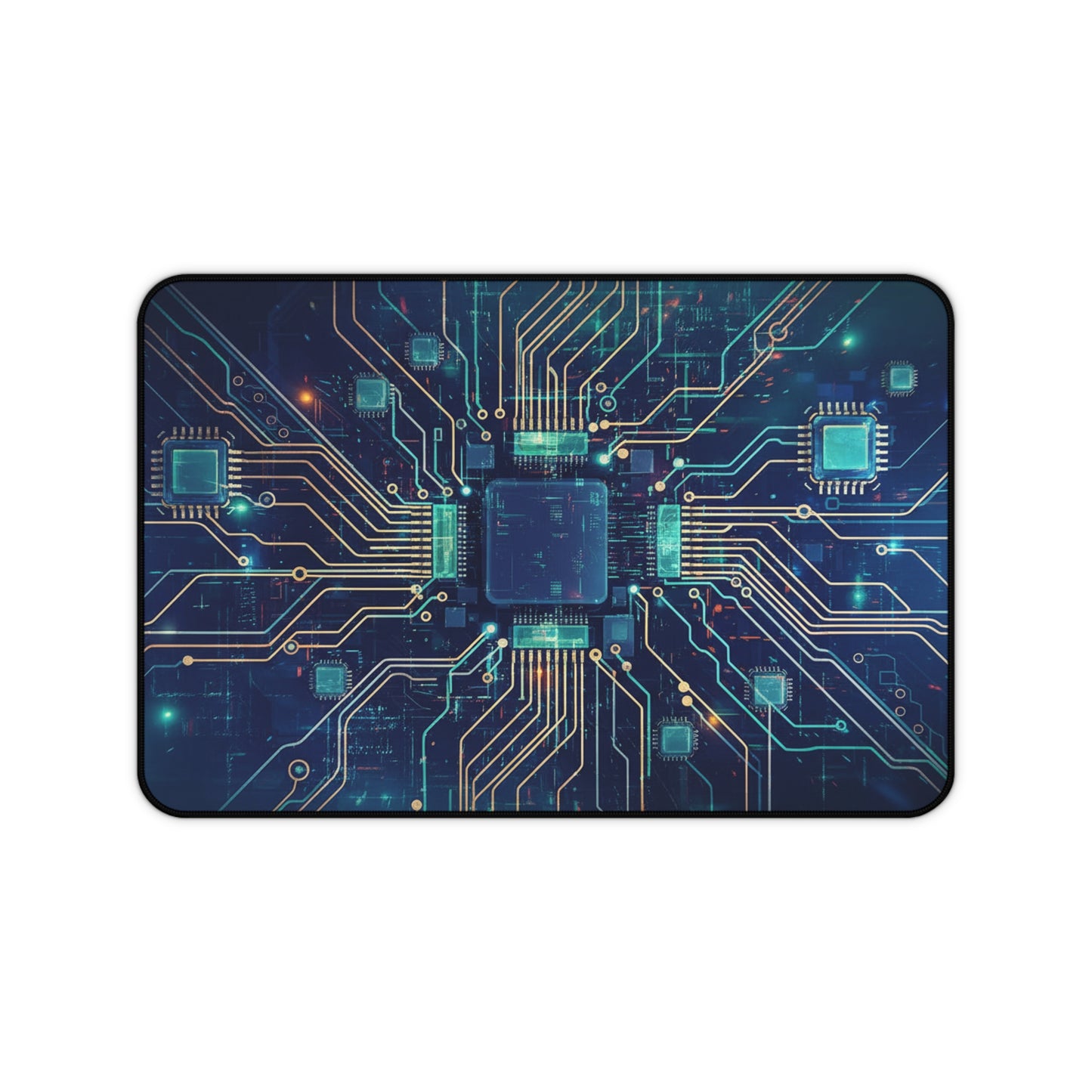 Large Gaming Mouse Pad – Premium Mouse Pad & Tech Accessory for Home & Office, Premium Desk Mat, Gaming Mouse Pad, Non-slip, Circuit Board Desk Mat — Tech Gamer Computer Mouse Pad