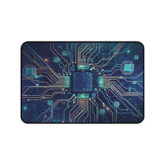 Large Gaming Mouse Pad – Premium Mouse Pad & Tech Accessory for Home & Office, Premium Desk Mat, Gaming Mouse Pad, Non-slip, Circuit Board Desk Mat — Tech Gamer Computer Mouse Pad