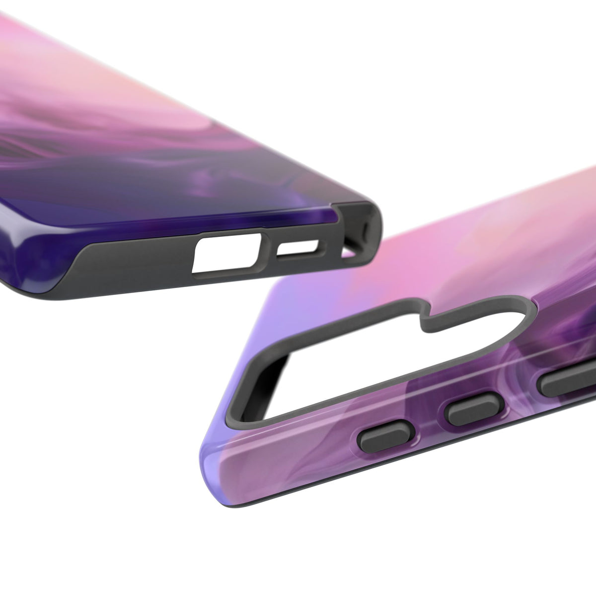 Tough Case Phone Case for Samsung Galaxy S25/S24 – Dual Layer, Matte/Glossy Finish, Wireless Charging Compatible