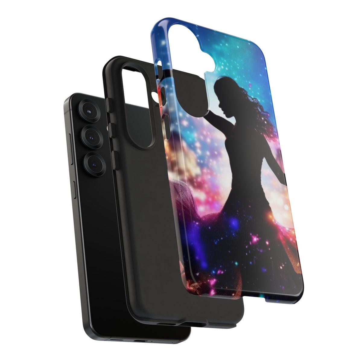 Tough Cases Phone Cases for Samsung Galaxy S25/S24– Dual Layer, Matte/Glossy Finish, Wireless Charging Compatible