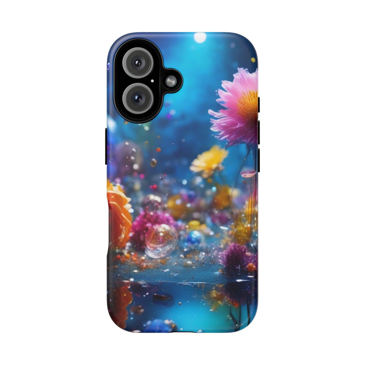 Floral Tough Phone Case for iphone 17/16/15 — Vibrant Flower Design